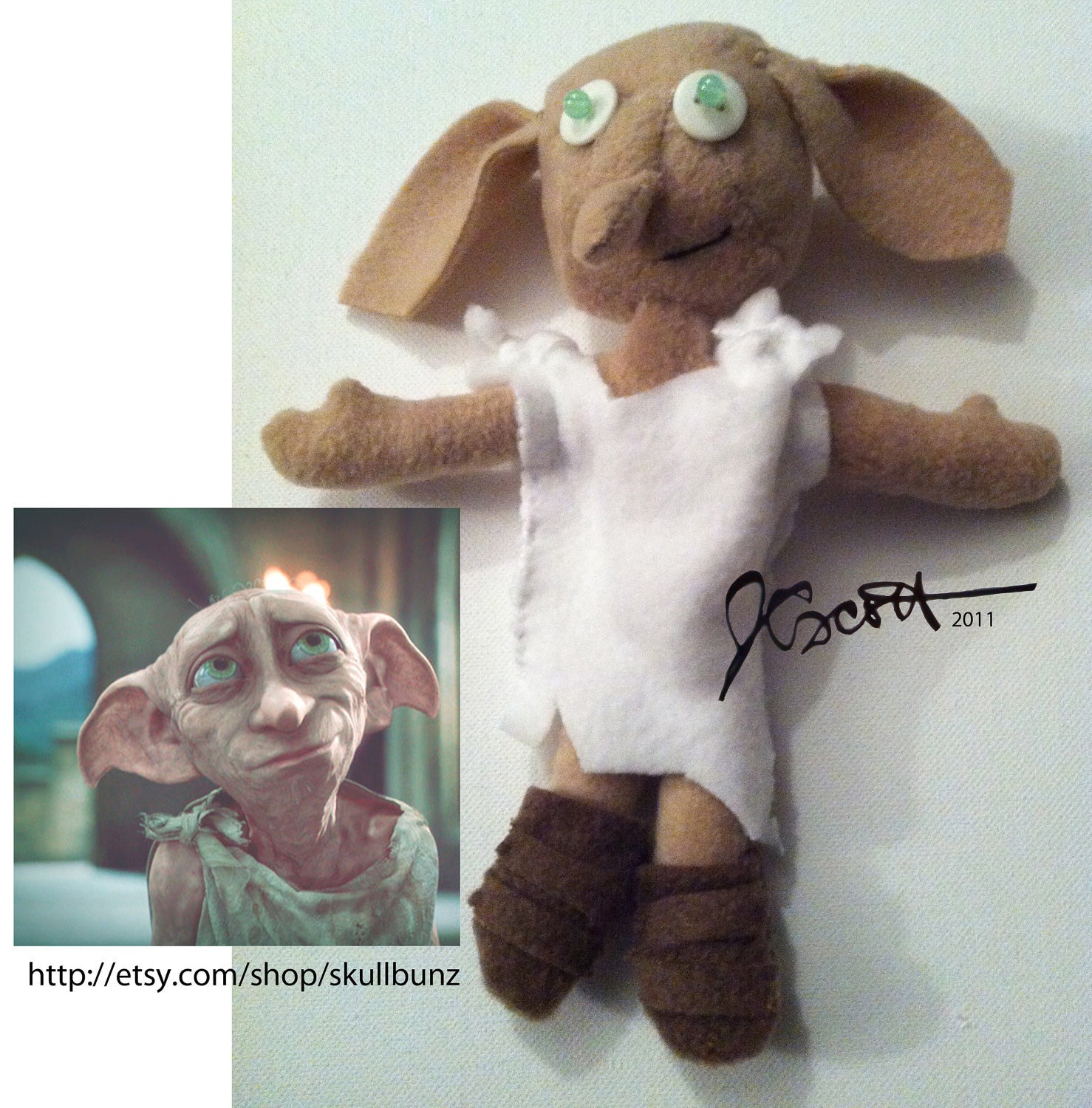 Dobby doll from Harry Potter - with shoes