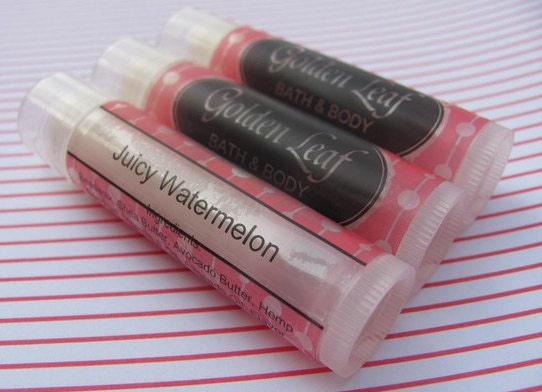 Custom Lip Balm Labels - Tube Wrap Stickers, clear or white waterproof - Design & Printing