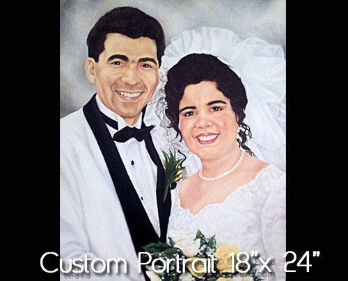 18x24 Custom Portrait - Oil on Canvas by Maria Burd