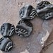 Black Raven Tribal Beads - Handmade Ceramic Beads