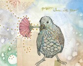 Art Reproduction 5x7 - Pigeon Where Art Thou