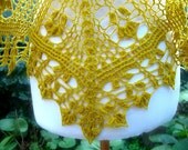 Direct Download PDF pattern crochet shawl Flores de invierno