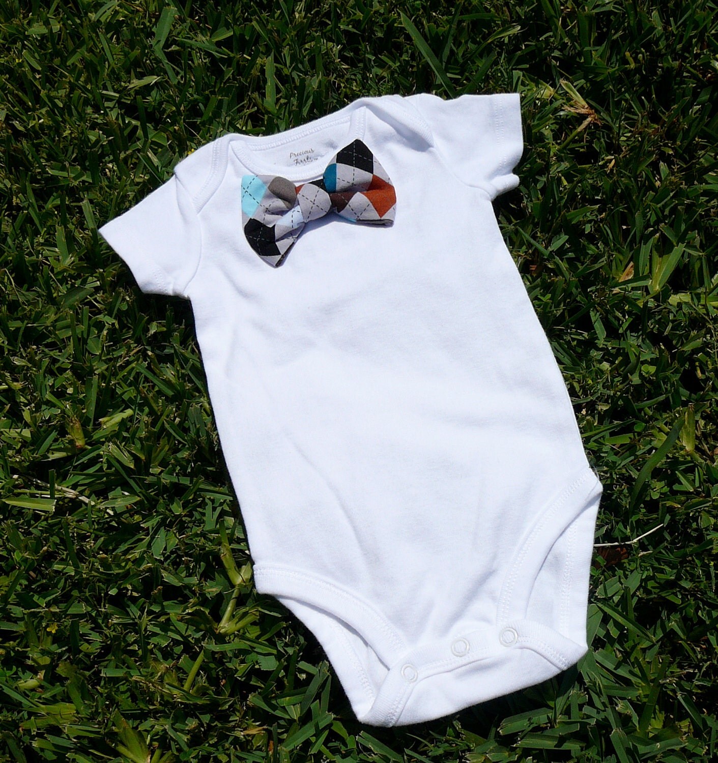 Little Nerd Bow Tie Onesie
