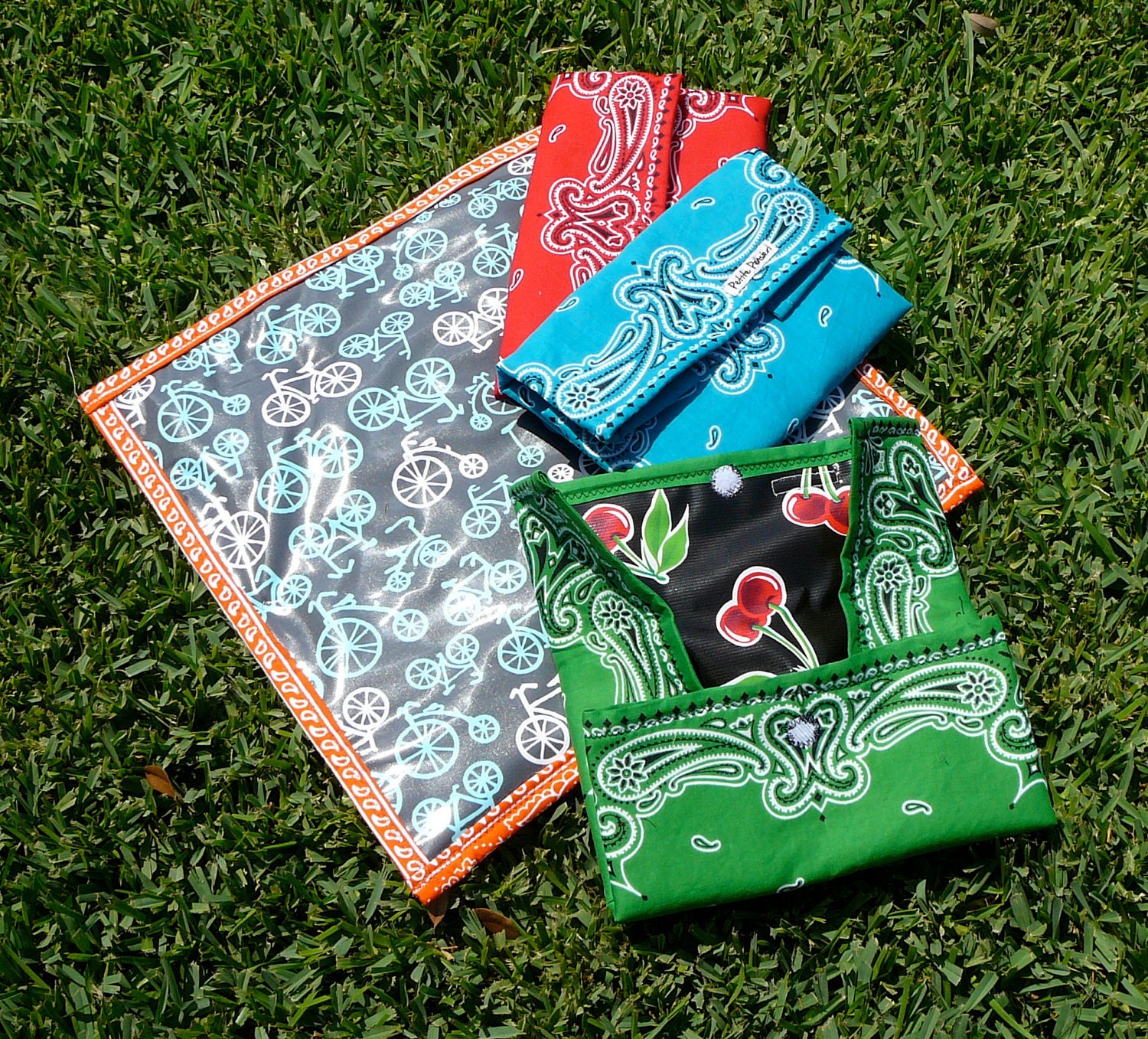 Bandana Diaper Clutch and Changing Pad