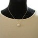Pearl Pendant, Fine Silver Crochet Wire, Pearl Necklace, Crochet Silver, Bridesmaid Jewelry