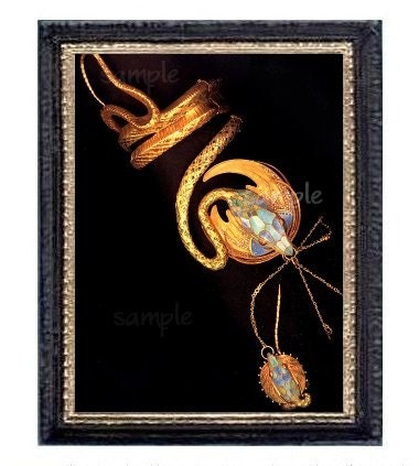 Art Nouveau Miniature Dollhouse Art Picture 6721