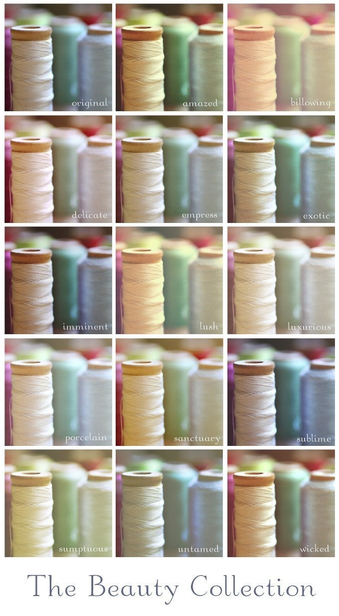 The Beauty Collection - 14 Photoshop Actions