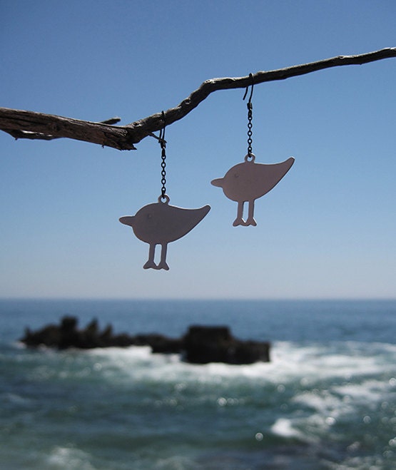 SALE 30% OFF cute sandpiper earrings