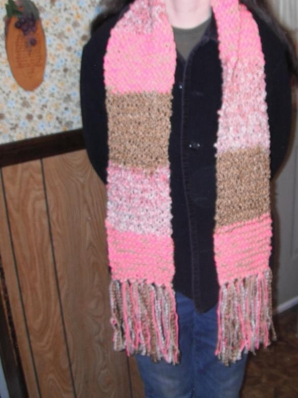 Coconut Candy Stripes Scarf on SALE