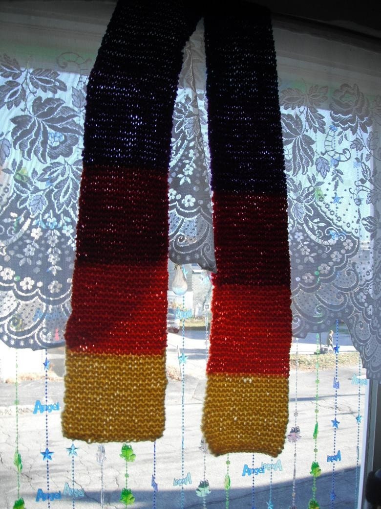 Long Rainbow Scarf on SALE