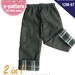 2 IN 1 Reversible Pants- One side pocket, elastic band waist (12M - 6T) PDF patterns