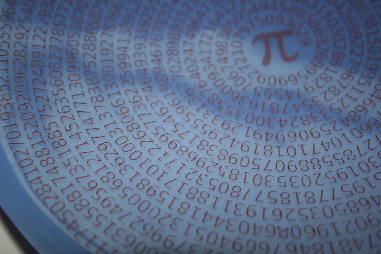 Geeky Pi Bowl - made to order in any colour