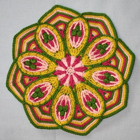 Mandala No. 2 - Overlay Crochet  - Pattern - PDF