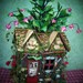 Reserved, please don't buy-Miniature House of Bleeding Hearts from the Fairy Realm, layaway available