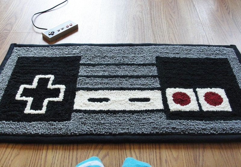 NES Nintendo Controller Rug