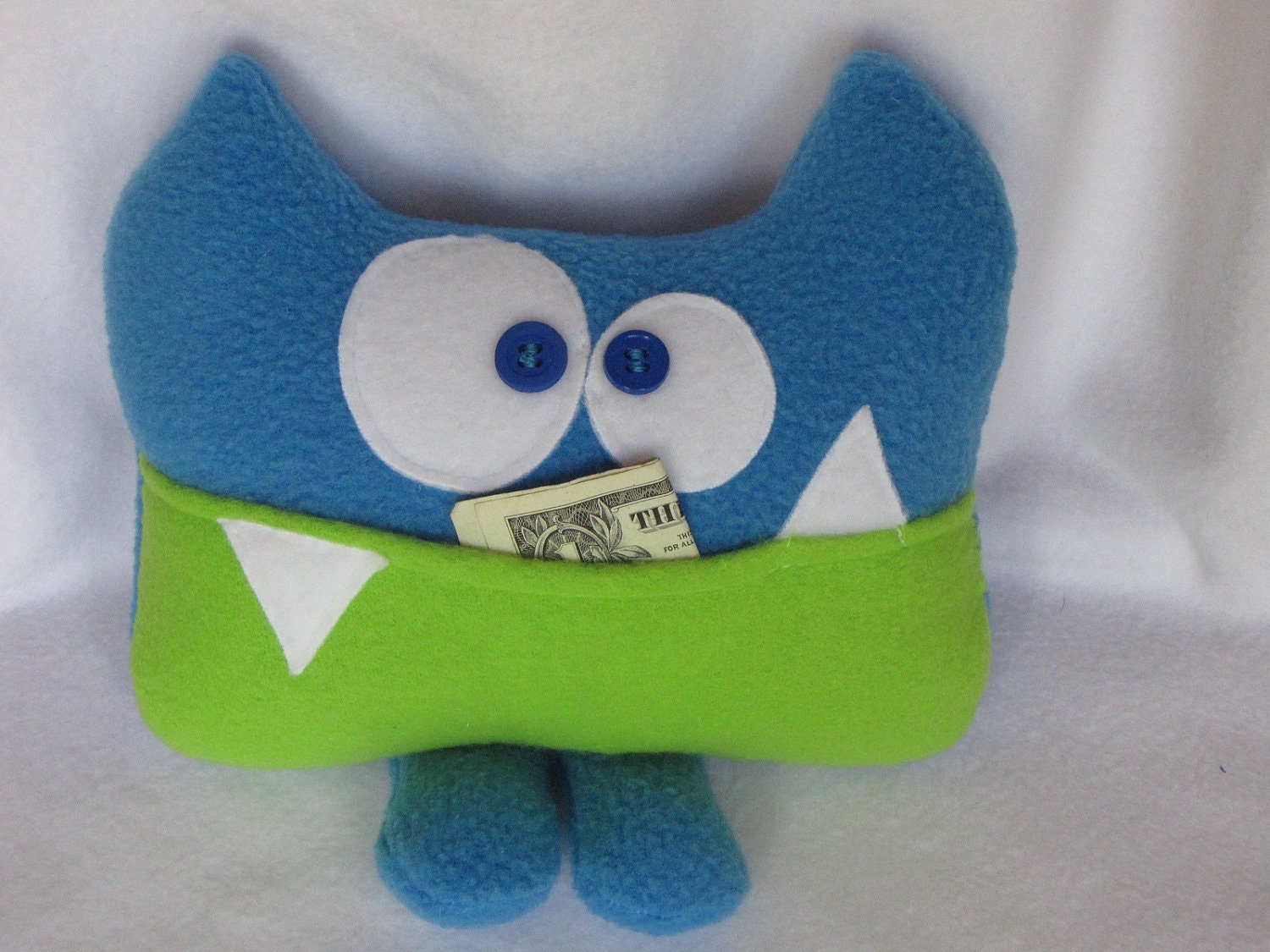 Tooth Fairy pillow - Sherman The Tooth fairy pillow by Kooky Critters