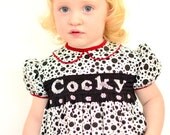 Custom Order - Spirit - Girl's Hand Smocked Romper