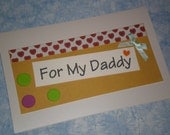 Three Dots For My Daddy Father's Day Card
