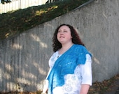 Wren Shawl in blueyonder colors