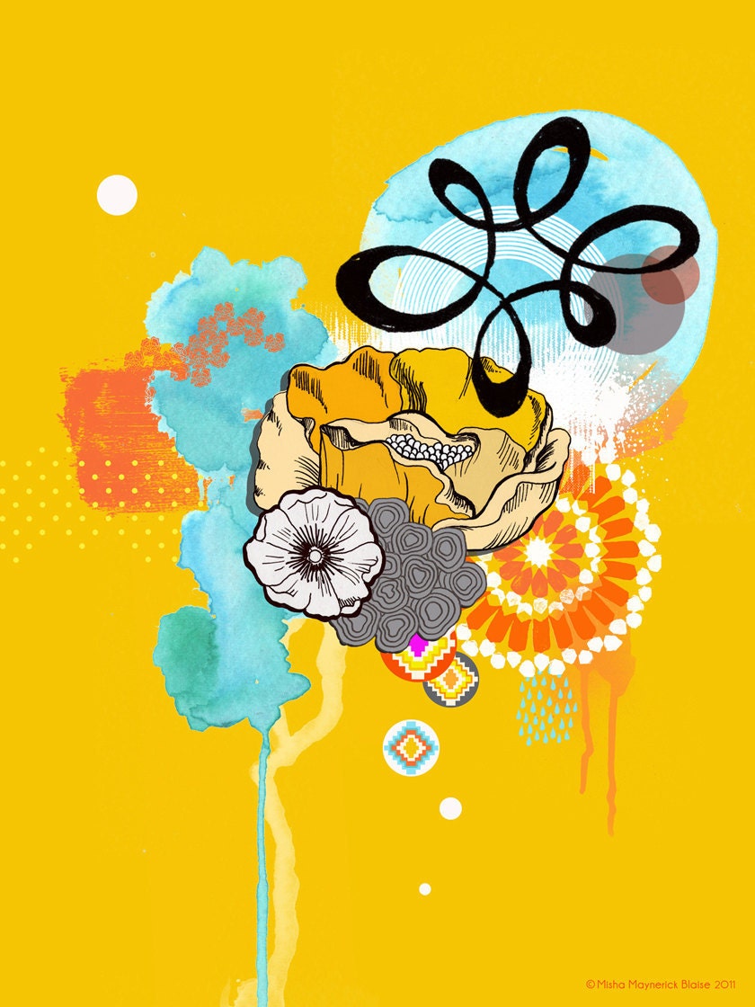 Drink the Dawn 18"x24" Stretched Giclee Print on Canvas