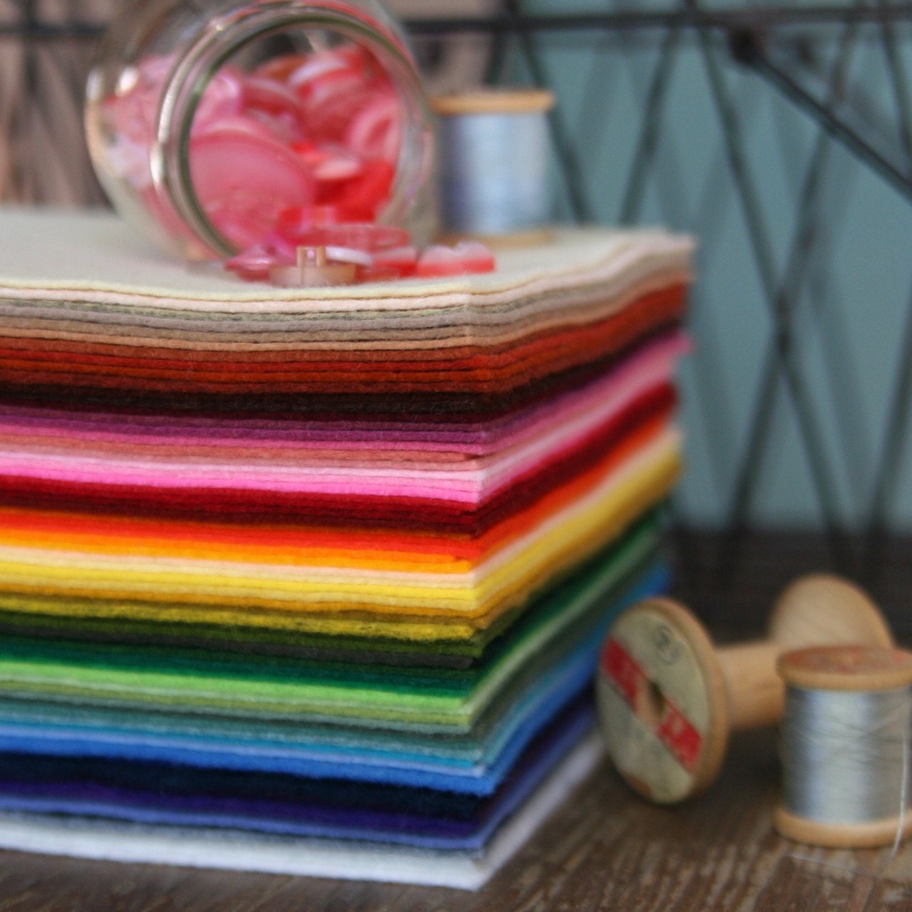 Felt by the 1/2 yard: wool blend felt by Benzie