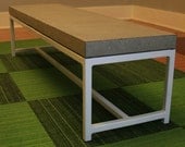 Concrete Coffee Table on a Steel Frame