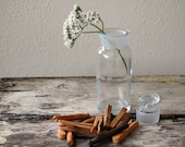 Vintage Pharmacy Glass Jar WITH Doll Clothes Pins- Antique