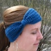 Women's Crochet Bow Headband Earwarmer Made to Order