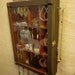 Upcycled Jewelry Organizing Display (Charcoal Grey and Red Cabinet)