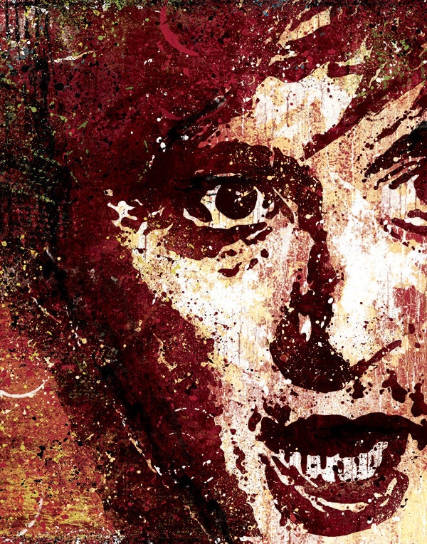 Scarface / Al Pacino wall art - 12x18 Officially Signed, Dated and Hand-Stamped Art Print