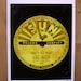 Elvis Presley Sun Record Art Print - 12x18 High Quality Digital Print
