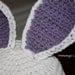 Hoppy Easter Bunny Crochet Beanie for Boy or Girl - Newborn to 4T Sizes