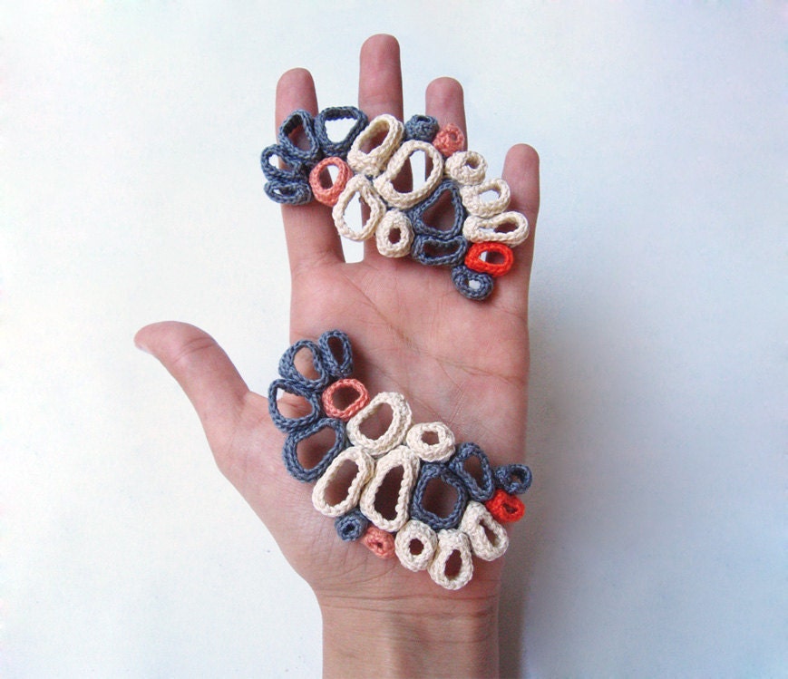 Barnacles crochet shoulder pads