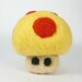 Super Mario Mushroom - Needle Felted Video Game inspired geekery