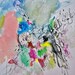Eclipse- Mixed Media Original- 11x15- Fresh, Colorful, Abstract