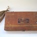 Vintage Box-Wooden-Father's Day-Tool-Earth Toned-Man Gift-Tap and Die-Rustic-Farm-Garage from Tessiemay