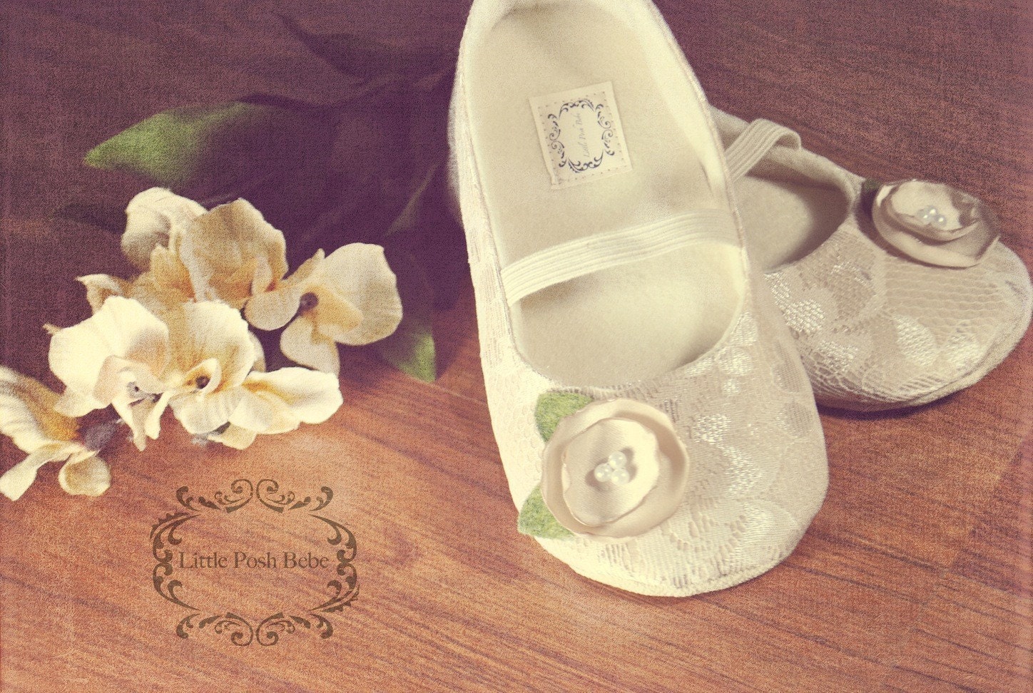 Toddler Shoes Princess Champagne (Antique Color)  Mary Janes (Size 5-13)