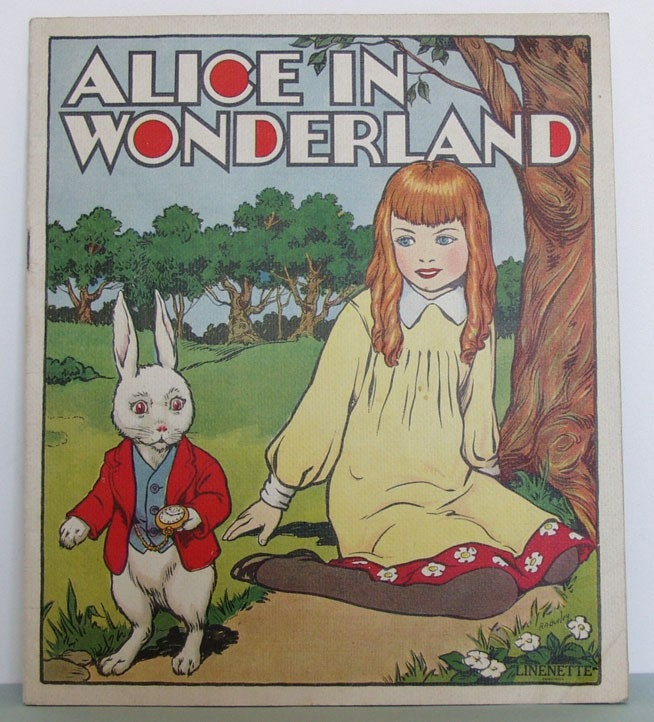 1930s Alice in Wonderland Book with Great Color Ilustrations