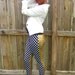 Polka-dot leggings