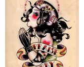8X10 Tattoo Inspired Roller Derby Tribute