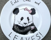 Eats Cake and Leaves side plate