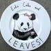 Eats Cake and Leaves side plate