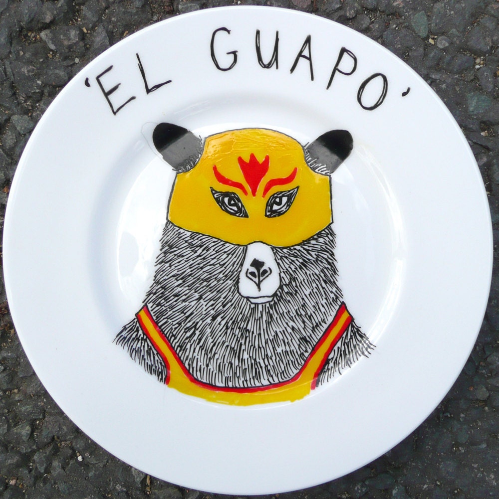 The Handsome One side plate