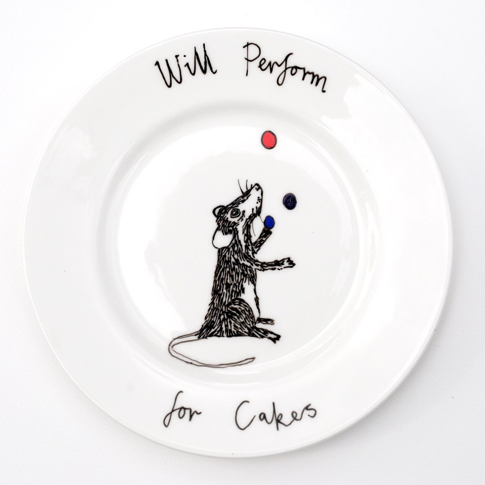 Will Perform For Cakes side plate