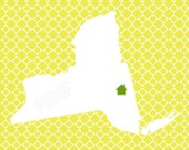 YOUR STATE is Home -5x7 print