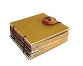 Small Mustard Yellow Journal with Coptic Binding