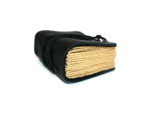 Black Coal Chunky Leather Journal