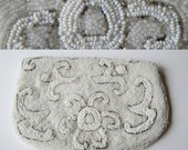 vintage SMALL beaded clutch