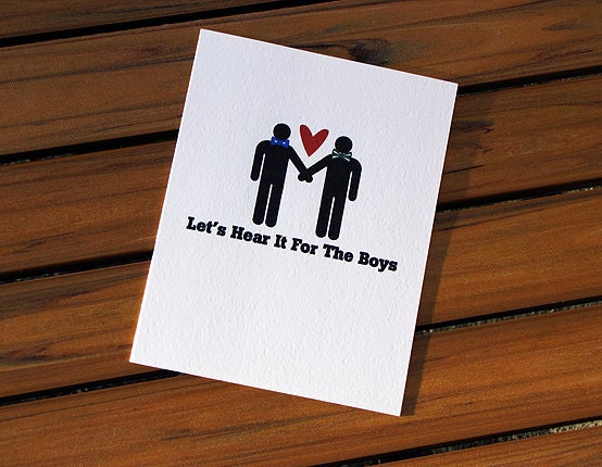 Gay Wedding Card