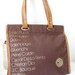 Vintage promo designer canvas tote